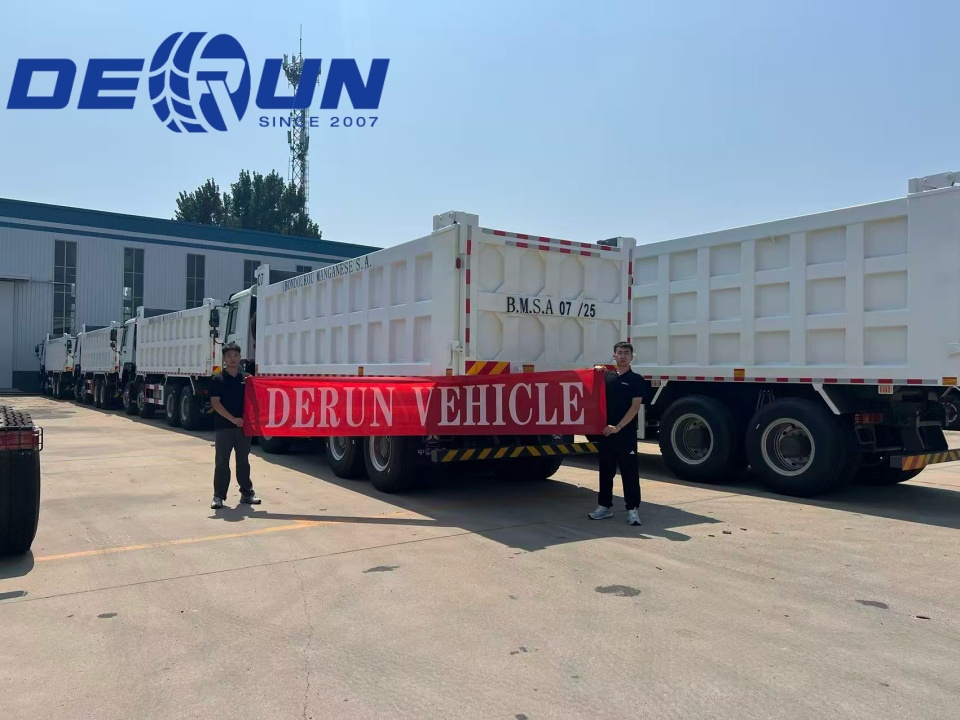 10Units Howo 8x4 Tipper Trucks serán enviados a Ivory Coast