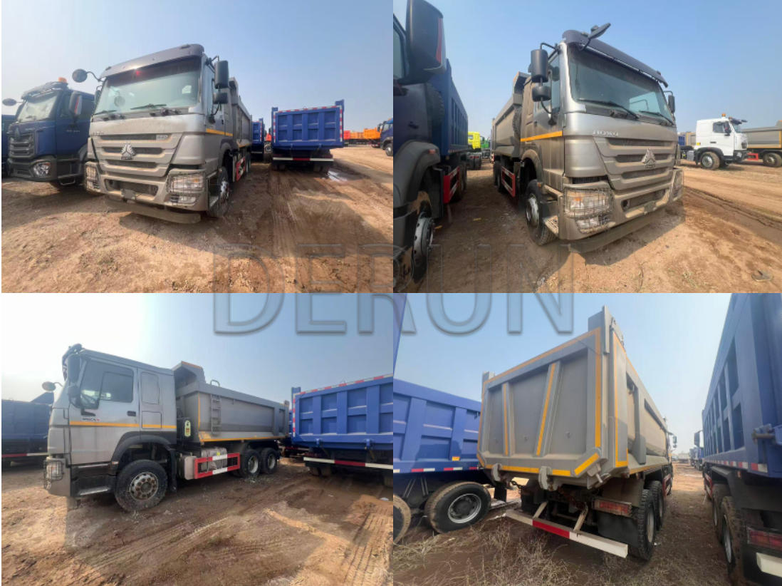 Camión volquete SINOTRUK HOWO 6x4 enviado con éxito a Argelia
