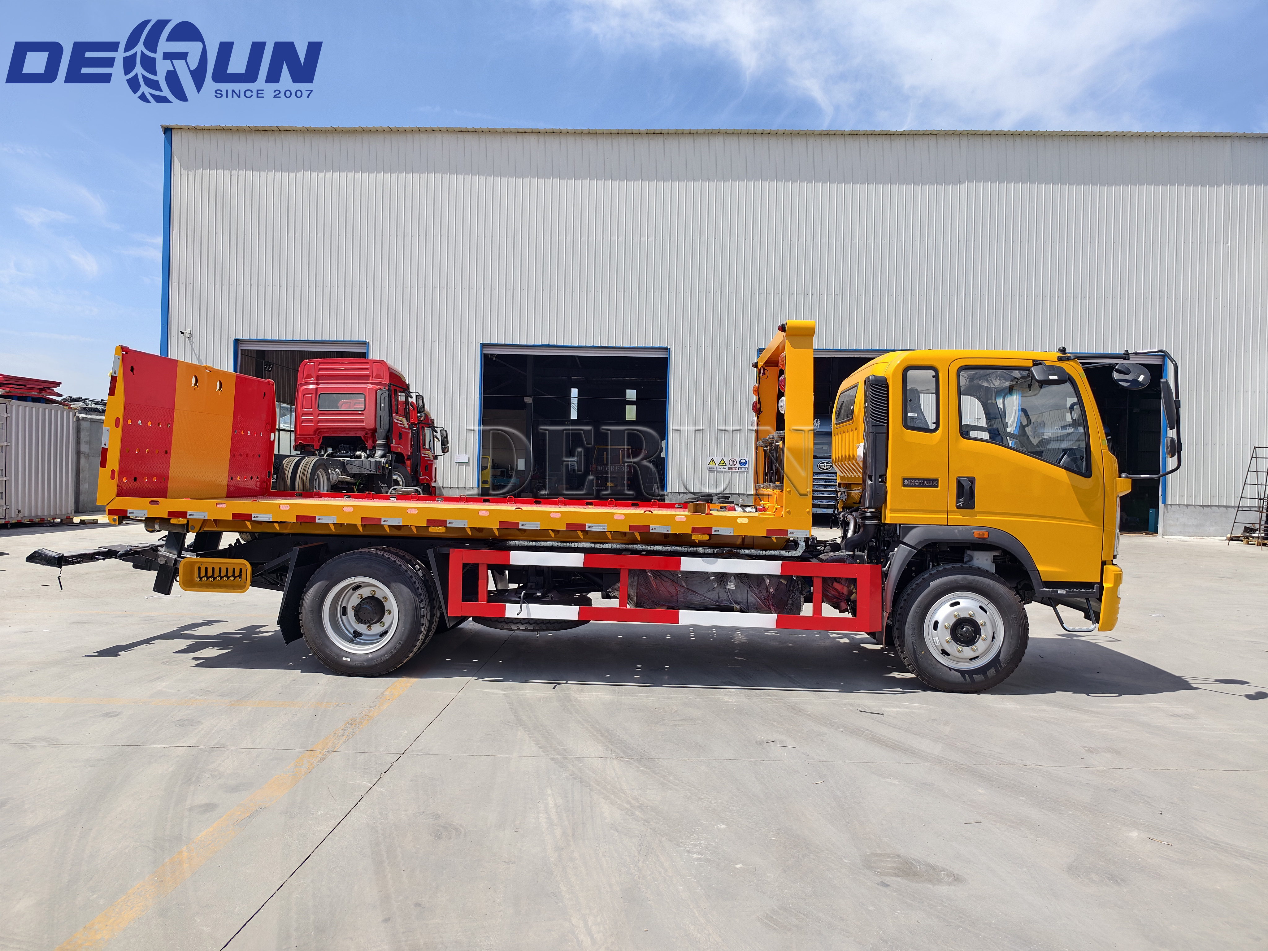 El camión grúa Sinotruk HOWO 4x2 se enviará a Nicaragua