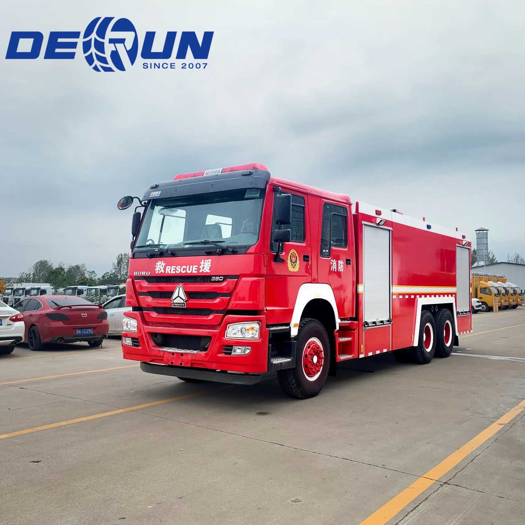 Cómo elegir un camión de bomberos industrial de servicio pesado: por qué se destaca el Sinotruk HOWO 6x4