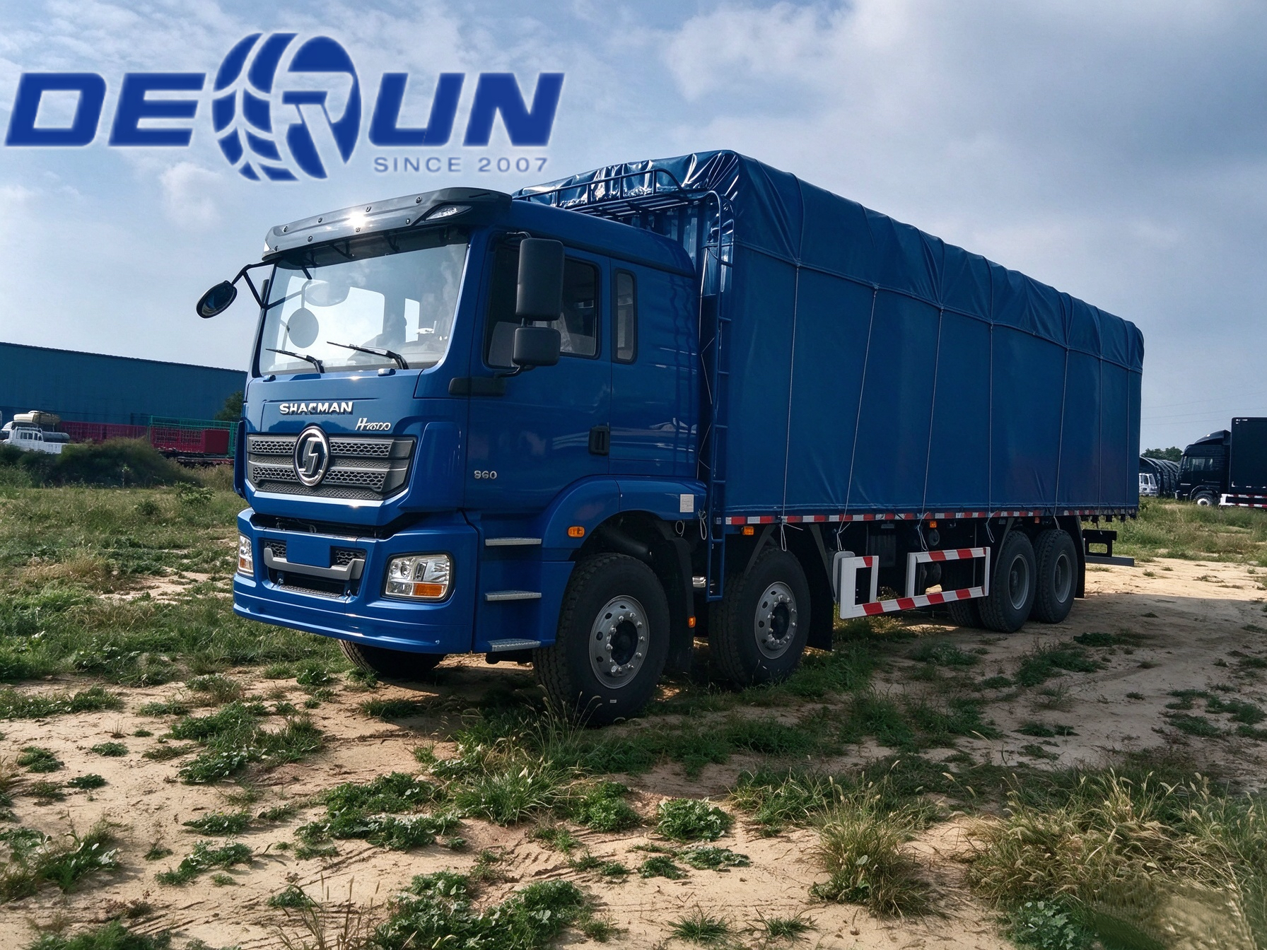 El camión volquete Shacman H3000 8x4 se enviará a Ghana