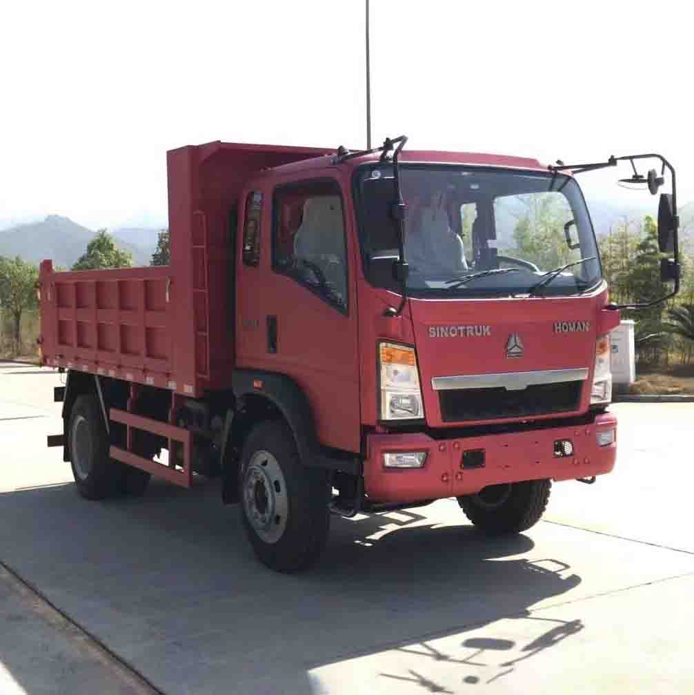 Sinotruk Howo 4x2 Camión de luz de volcado trasero Tipper