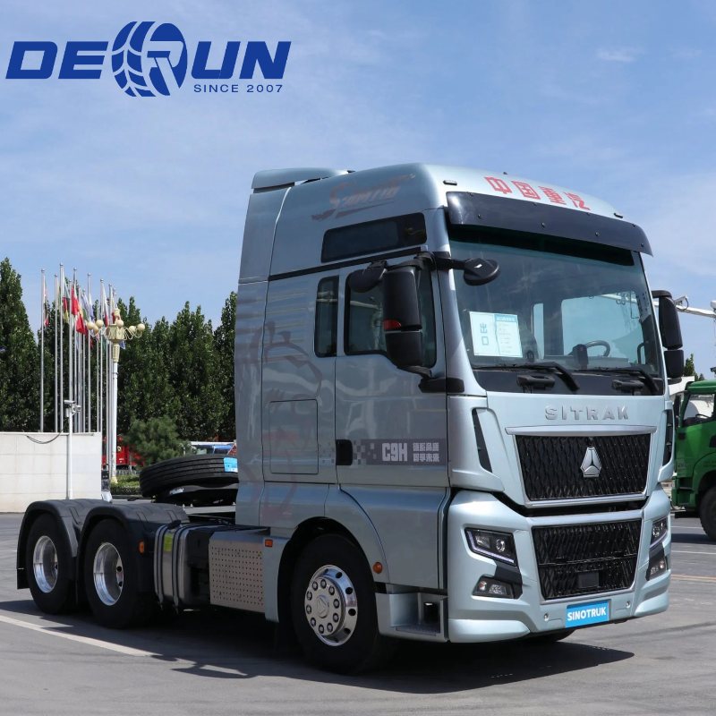 Sinotruk Sitrak 6x4 10 rueda de la cabeza del tractor de la cabeza del camión Prime motor